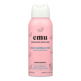 Emu - Hnd Sntzr Watermelon Mist - Case Of 6-2.2 Oz