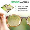 Microfiber Cleaning Cloth for Glasses Eyeglass Cleaning Cloth Lens Cleaning Cloth for Phone Screens Camera Lens Cleaner 6 pcs