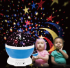 LED Star Sky Projector Night Light Kids Rotating Starry Night Lamp USB Sleep Light Xmas Gift