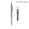 0.3/0.5/0.7/0.9/1.3/2.0mm Mechanical Pencil Set Full Metal Art Drawing Painting Automatic Pencil With Leads,Office School Supply